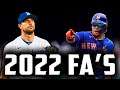 BEST MLB Free Agents for 2022 Season
