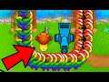 Bloons TD Battles but I randomize my strategy in the highest arena...