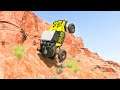 DRIVING DOWN A CLIFF in BeamNG Drive?!