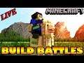 🔴 Minecraft Build Battle Realm LIVE ( Play on XBox, Switch, Pocket Edition, Windows 10, Java)