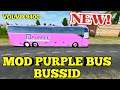MOD New Purple Bus BUSSID | indian bus mod livery | Bussid
