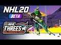 NHL 20 Beta THREES ELIMINATOR Gameplay | CAN WE WIN A TOURNAMENT?