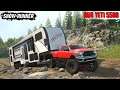 SnowRunner - R&R YETI 5500 Truck Pulls A Large Travel Trailer On Narrow Roads