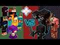 5 Players + End Army vs Harder Wither Boss - Minecraft Mob Battle 1.16.4