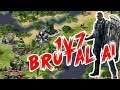 A tale of a NukeStorm - 1v7 BRUTAL AI ( Command & Conquer - Yuris Revenge )