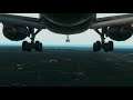 Airbus A350-900 Crosswind Landing Manchester [GEAR CAM] X-Plane 11