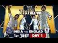Day 1 - 1st Test India vs England Real Cricket 20 Expert Mode Match  Live Stream