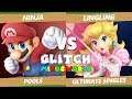 Glitch 7 SSBU - NPT I Ninja (Mario) Vs. Lingling (Peach) Smash Ultimate Tournament Pools