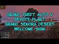 Grand Theft Auto V Peyote Plant 6 Grand Senora Desert Welcome Sign