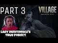 Lady Dimitrescu boss fight! Resident Evil 8: Village - Part 3 - Gameplay - Livestream
