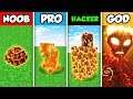 NOOB vs PRO vs HACKER vs GOD : LAVA MONSTER CHALLENGE in Minecraft! (Animation)