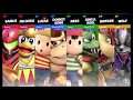 Super Smash Bros Ultimate Amiibo Fights   Request #9733 4 team battle at Flat Zone X