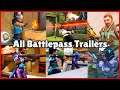 All Gameplay and Battlepass Trailers (Episode 1 - Episode 3 Act 1) | Valorant
