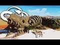 GIANT Dragon Skeleton Cave Shelter for HUGE Timberwolves - Planet Zoo - BETA