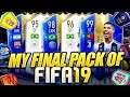 MY FINAL PACK OF FIFA 19...