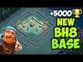 NEW BEST BH8 BASE 2019 w/Replay (+5000 Trophy) | Builder Hall 8 Anti 2 Star Base | Clash of Clans