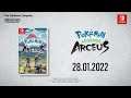 Pokemon Legends Arceus Date Reveal Trailer (Nintendo Switch)