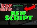 SCP Roleplay Auto Farm Script GUI Roblox - Auto Infection | Aimbot | Working | New Update