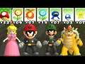 What happens when Dark Mario, Dark Luigi, Peach and Bowser uses Mario's Power-Ups?