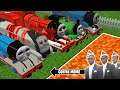 Amazing TRAPS for THOMAS THE TANK ENGINE.EXE and FRIENDS Percy and James in Minecraft - Coffin Meme