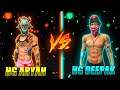 HG ARYAN VS HG DEEPAK | WHO WIN ?? | CUSTOM GAMEPLAY | 1 VS 1 CUSTOM | GARENA FREE FIRE