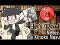 Let's Read Notes. by Kinoko Nasu [NO OST - Live Reading + Commentary]
