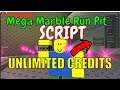 Mega Marble Run Pit Script | Auto Farm Points | Roblox GUI