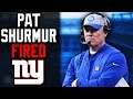 New York Giants Fan Reacts to Pat Shurmur Fired! Next Giants Head Coach?