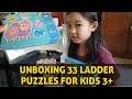 UNBOXING 33 LADDER PUZZLES FOR KIDS 3+