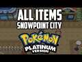 EVERY Item in Snowpoint City & Temple - Pokémon Platinum