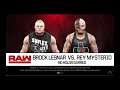 WWE 2K19 Brock Lesnar VS Rey Mysterio 1 VS 1 No Holds Barred Match