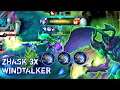 How to Bully Meta Heroes | Zhask using 3x Windtalker | Insane Attack Speed | ZHASK GAMEPLAY~MLBB S19