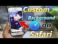 How To Change Background Image in Safari on iOS 15| How To Change Safari Background wallpaper iOS 15