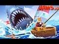 JAWS.io Gameplay Walkthrough Part 5 - SHARK IS IN RAMPAGE ( ios, Android )