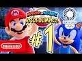 Mario & Sonic Olímpiadas Tokyo 2020 - Parte 1: Sugados no Tempo! [ Playthrough - Nintendo Switch ]