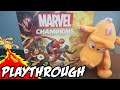 Marvel Champions: The Card Game - Playthrough (Cap.Marvel and Black panther VS Rhino)