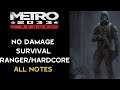 Metro 2033 Redux - Survival - Ranger/Hardcore - No Damage - Full Game