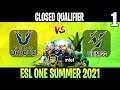 NO CASTER | Unique vs Vikin.gg Game 1 | Bo3 | Closed Qualifier ESL One Summer 2021 | DOTA 2 LIVE