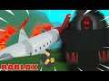 PLANE CRASH IN THE FOREST CAMPING STORY ON ROBLOX ✈️🌲