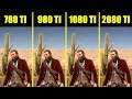 Red Dead Redemption 2 RTX 2080 Ti Vs GTX 1080 Ti Vs GTX 980 Ti Vs GTX 780 Ti Comparison
