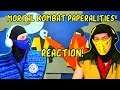 Scorpion & Sub-Zero REACT - Mortal Kombat 1 & 2 PAPERALITIES (By EricPowerUp) | MK11 PARODY!