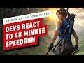 Shadow of the Tomb Raider Developers React to 48 Minute Speedrun