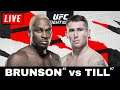 🔴 UFC VEGAS 36 Live Stream - BRUNSON vs TILL Watch Along Reactions