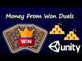 Unity Card Game: Money From Won Duels C# #67