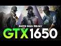 Watch Dogs: Franchise | GTX 1650 + I5 10400f | 1080p Native Performance Test