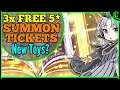 3x FREE 5* HERO SUMMONS (1 Year Anniversary - Summon Ticket) Epic Seven Epic 7 E7 [3x F2P Accounts]