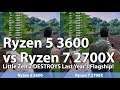 AMD Ryzen 5 3600 vs Ryzen 7 2700X in 6 Games. CS:GO, Fortnite, Dota 2 ect.