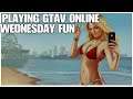 GTAV online, Wednesday fun, Playstation 5, gameplay, playthrough