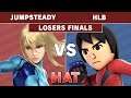 HAT 103 - Jumpsteady (Zero Suit Samus) Vs. DCG | HLB (Mii Brawler) Losers Finals - Smash