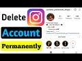 How To Delete Instagram Account Permanently | Delete Instagram Account Permanently In Hindi